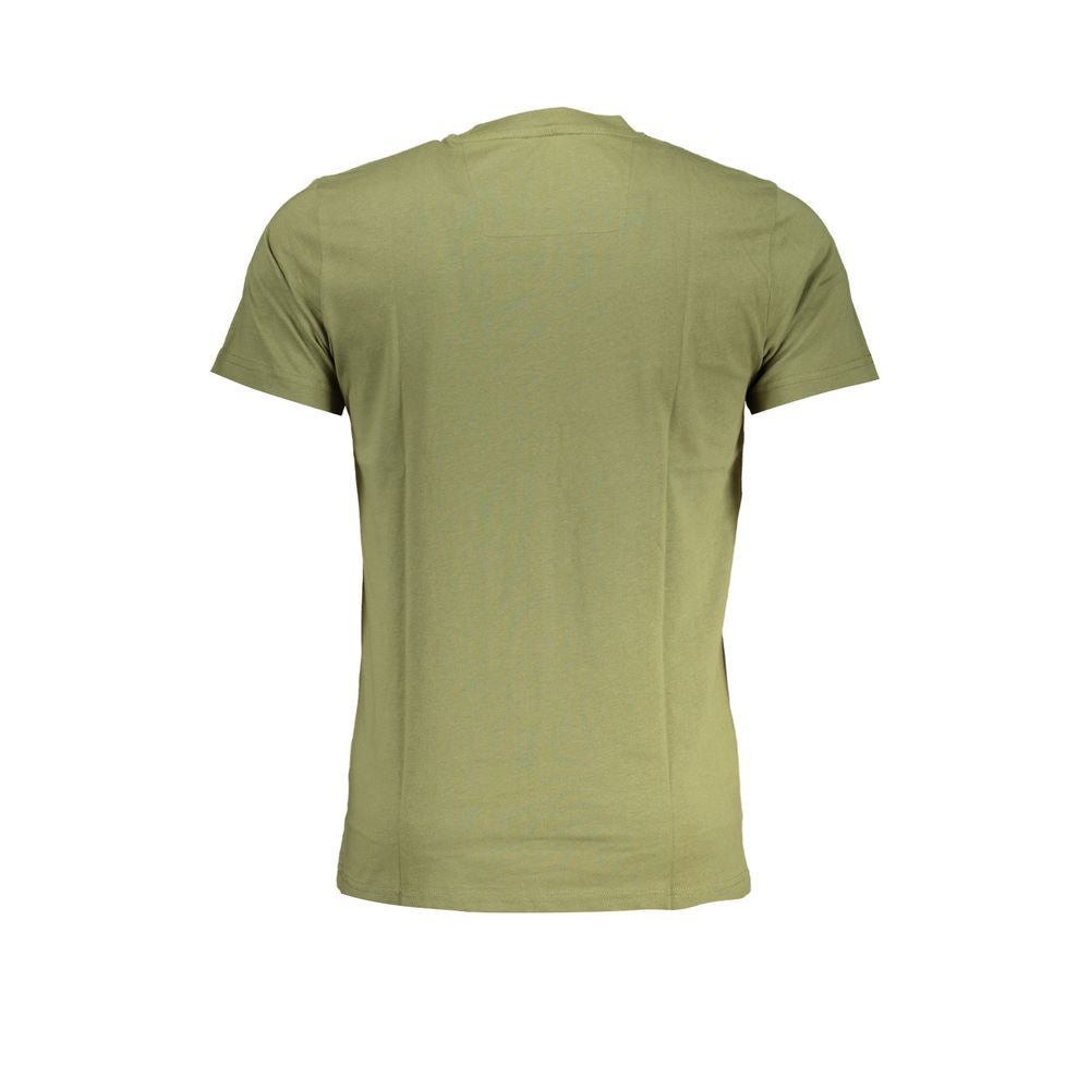 Cavalli Class Green Cotton T-Shirt Cavalli Class