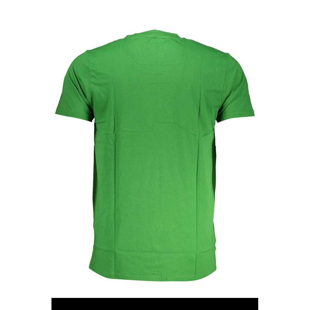 Cavalli Class Green Cotton T-Shirt Cavalli Class