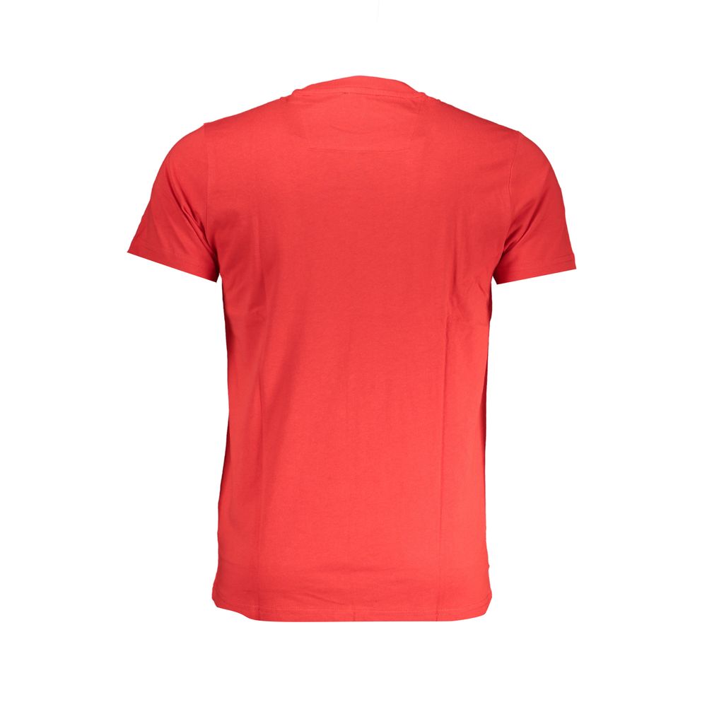 Cavalli Class Red Cotton T-Shirt Cavalli Class