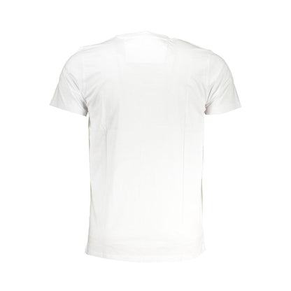 Cavalli Class White Cotton T-Shirt Cavalli Class