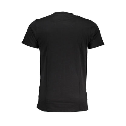 Cavalli Class Black Cotton T-Shirt Cavalli Class