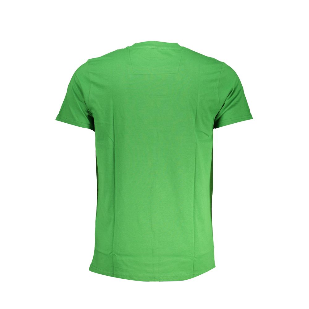 Cavalli Class Green Cotton T-Shirt Cavalli Class