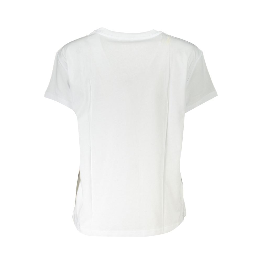 Patrizia Pepe White Cotton Tops & T-Shirt Patrizia Pepe