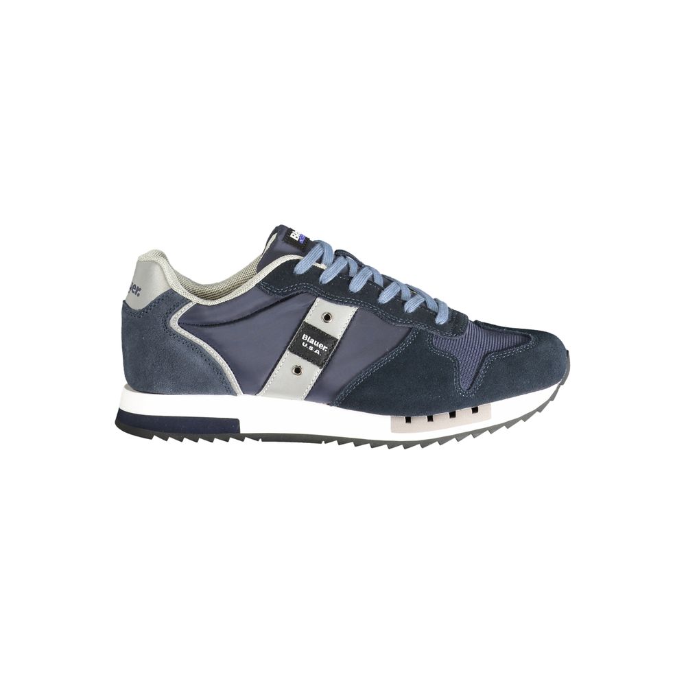 Blauer Blue Polyester Sneaker Blauer