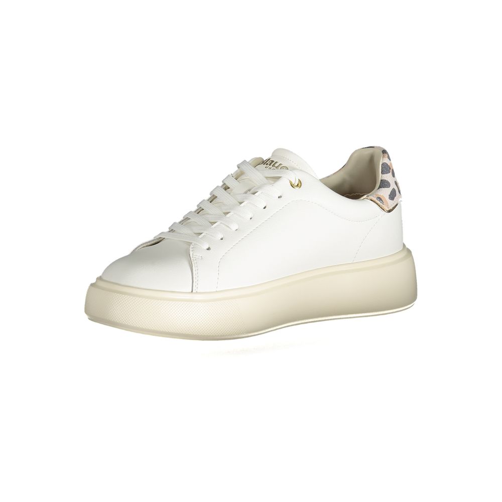 Blauer White Polyester Sneaker Blauer