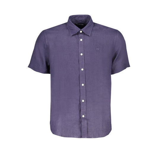 North Sails Blue Linen Shirt North Sails