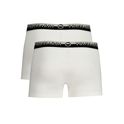 Trussardi White Cotton Underwear Trussardi