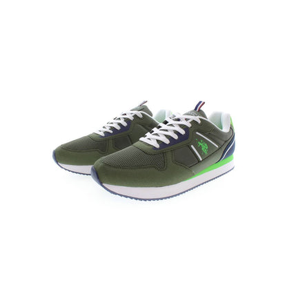 U.S. POLO ASSN. Sleek Green Sneakers with Iconic Logo Detailing U.S. POLO ASSN.