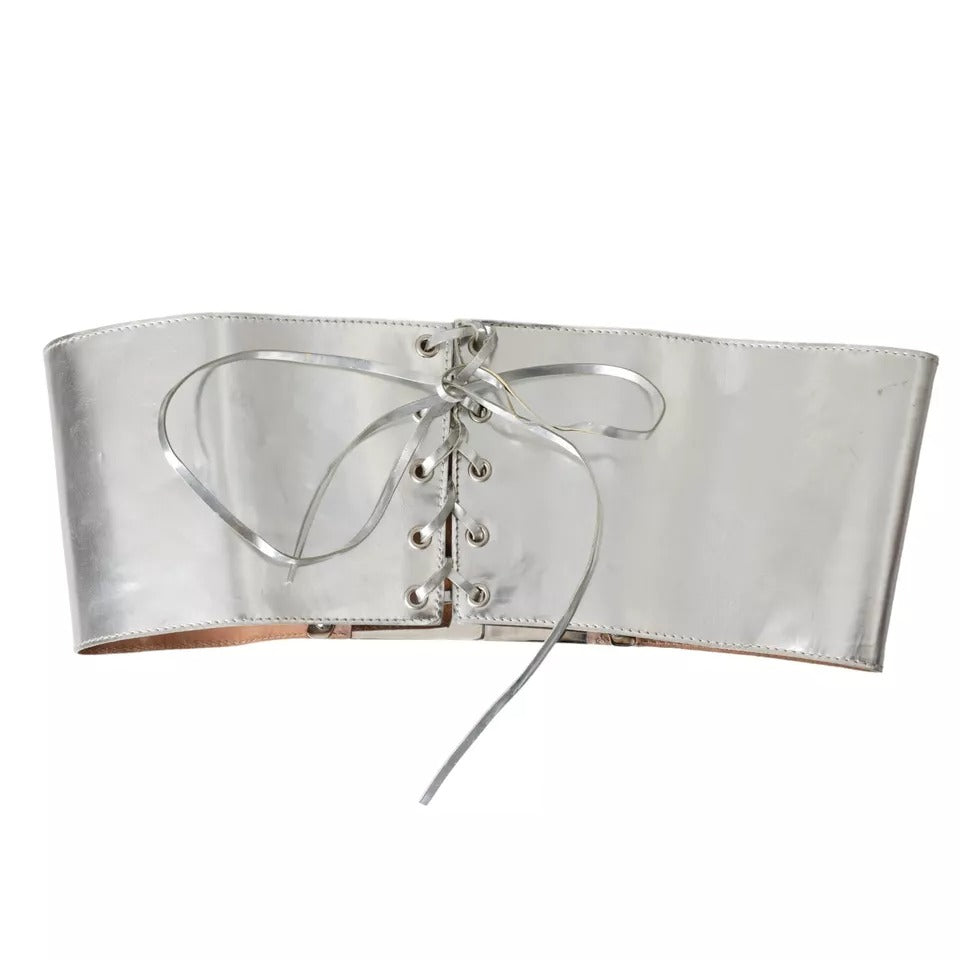 Dolce & Gabbana Silver Tone Brass Embellished Waist Belt Dolce & Gabbana