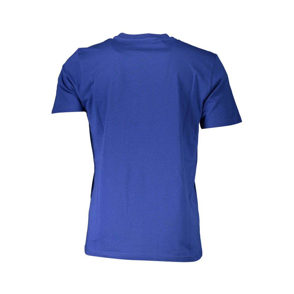 North Sails Chic Blue Cotton Tee with Signature Print North Sails