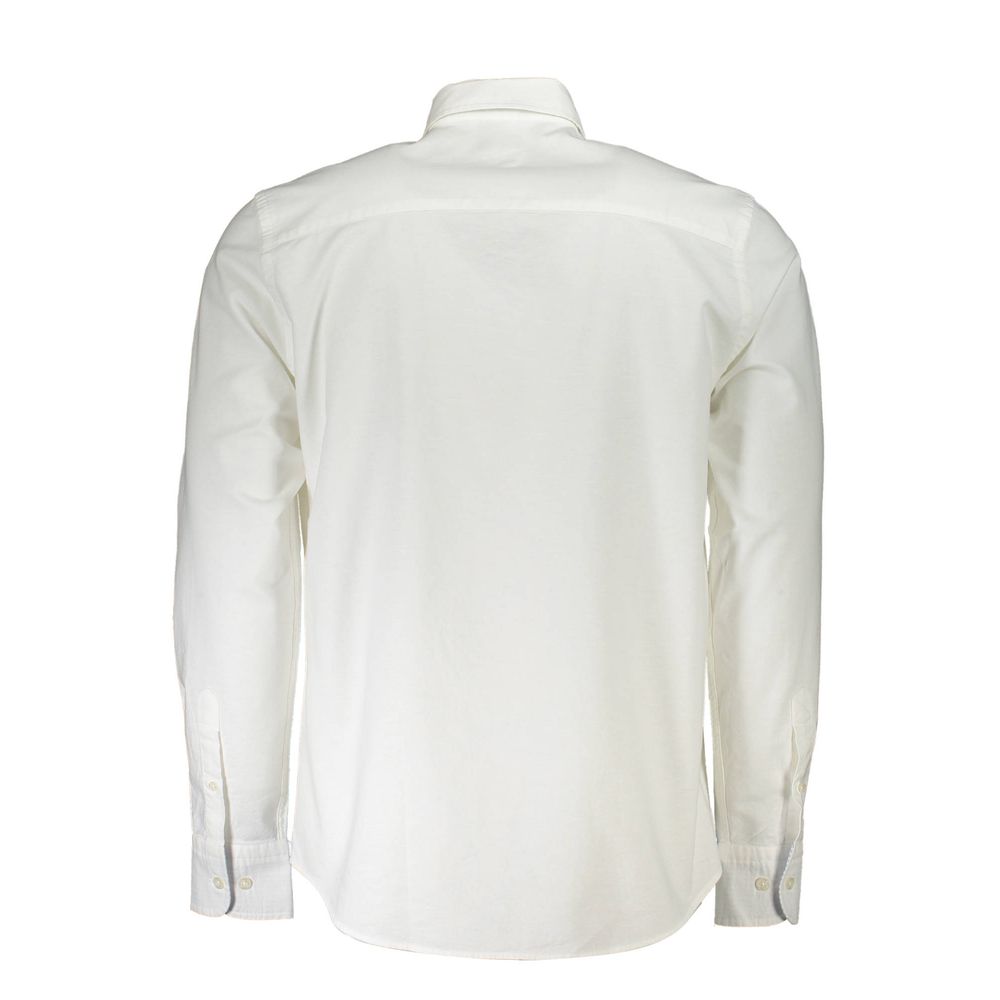 North Sails Elegant White Cotton Button-Down Shirt North Sails