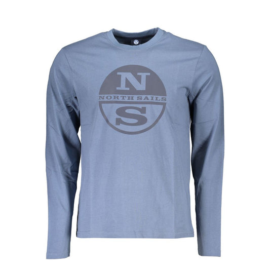 North Sails Blue Cotton T-Shirt North Sails