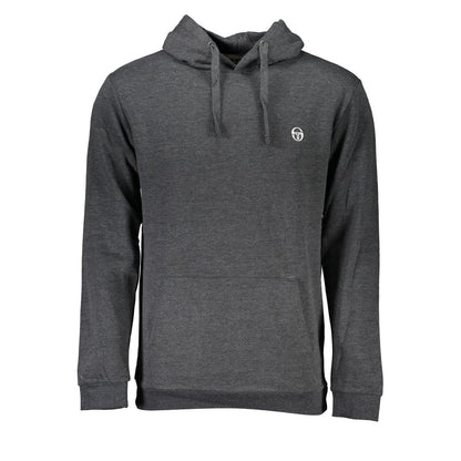 Sergio Tacchini Gray Cotton Sweater Sergio Tacchini