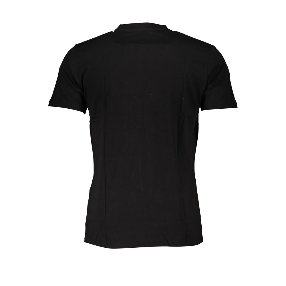 Cavalli Class Black Cotton T-Shirt Cavalli Class