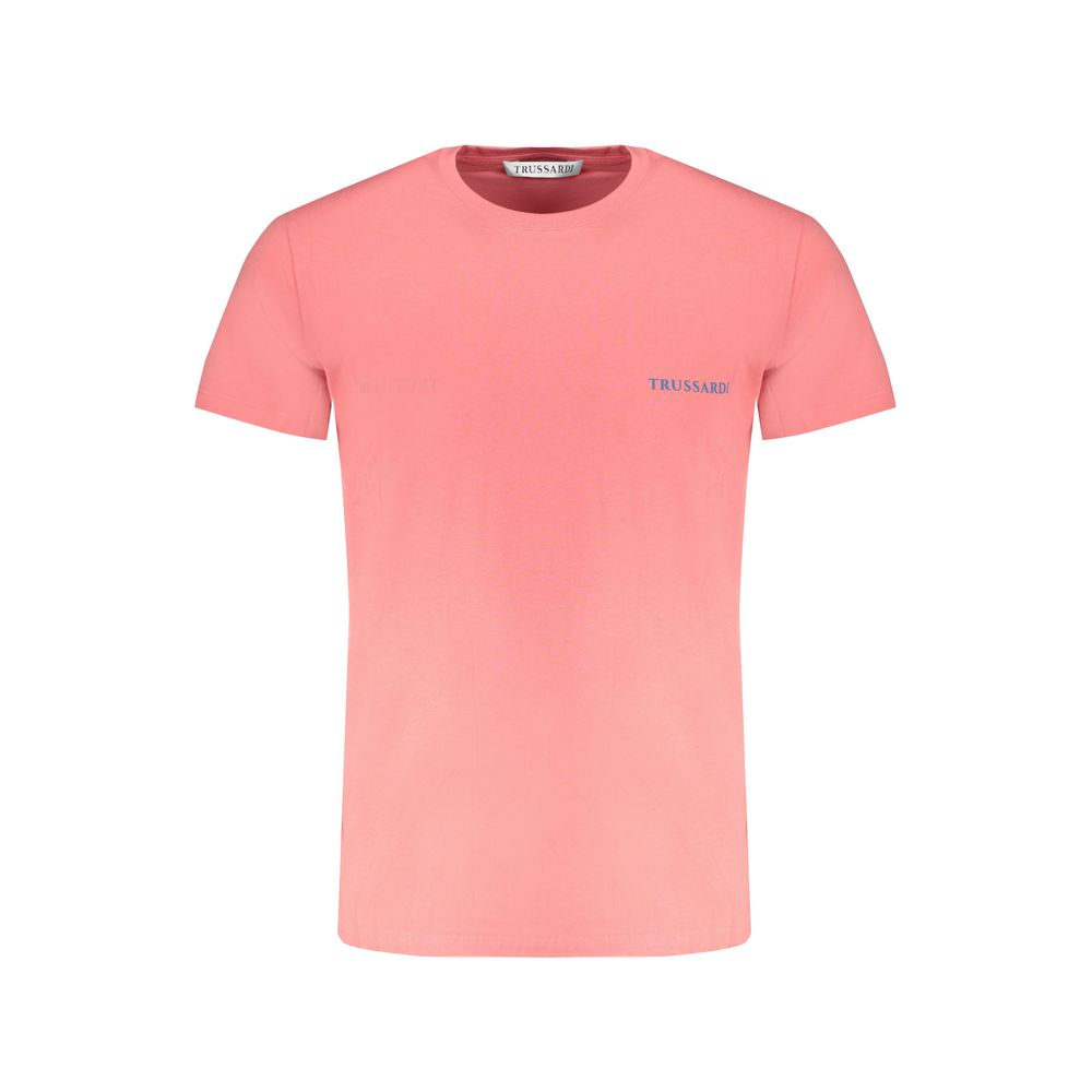 Trussardi Pink Cotton T-Shirt Trussardi