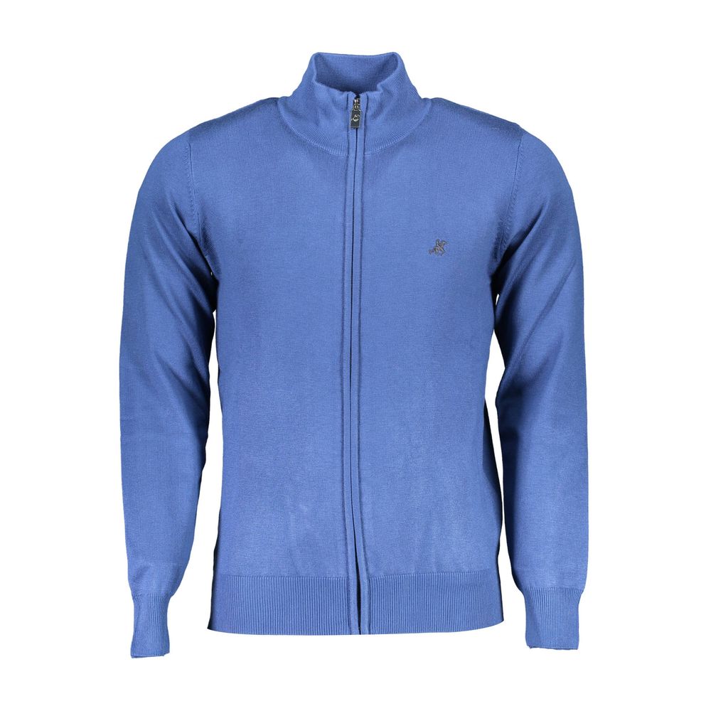 U.S. Grand Polo Blue Nylon Sweater U.S. Grand Polo