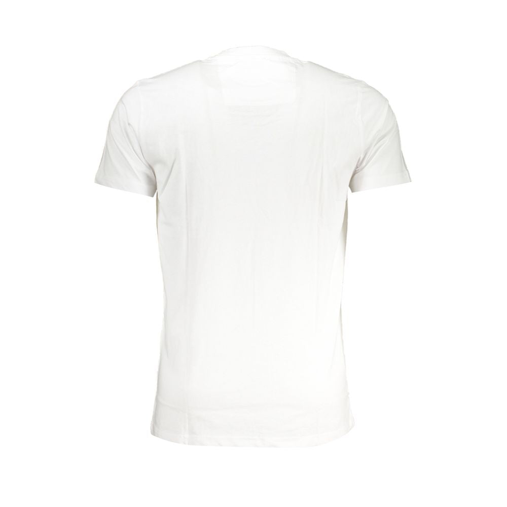 Cavalli Class White Cotton T-Shirt Cavalli Class