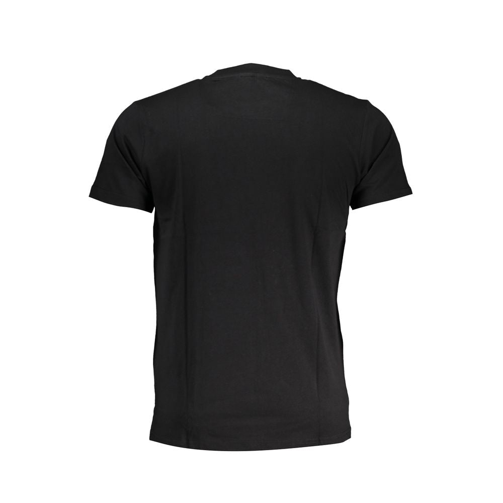 Cavalli Class Black Cotton T-Shirt Cavalli Class