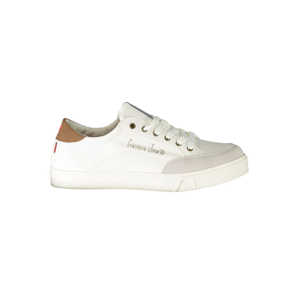 Carrera White Polyester Sneaker Carrera