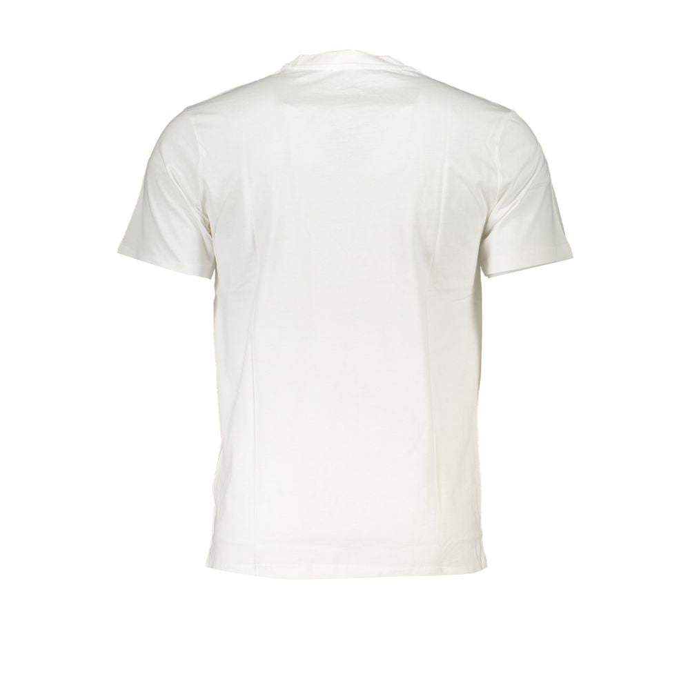 Cavalli Class White Cotton T-Shirt