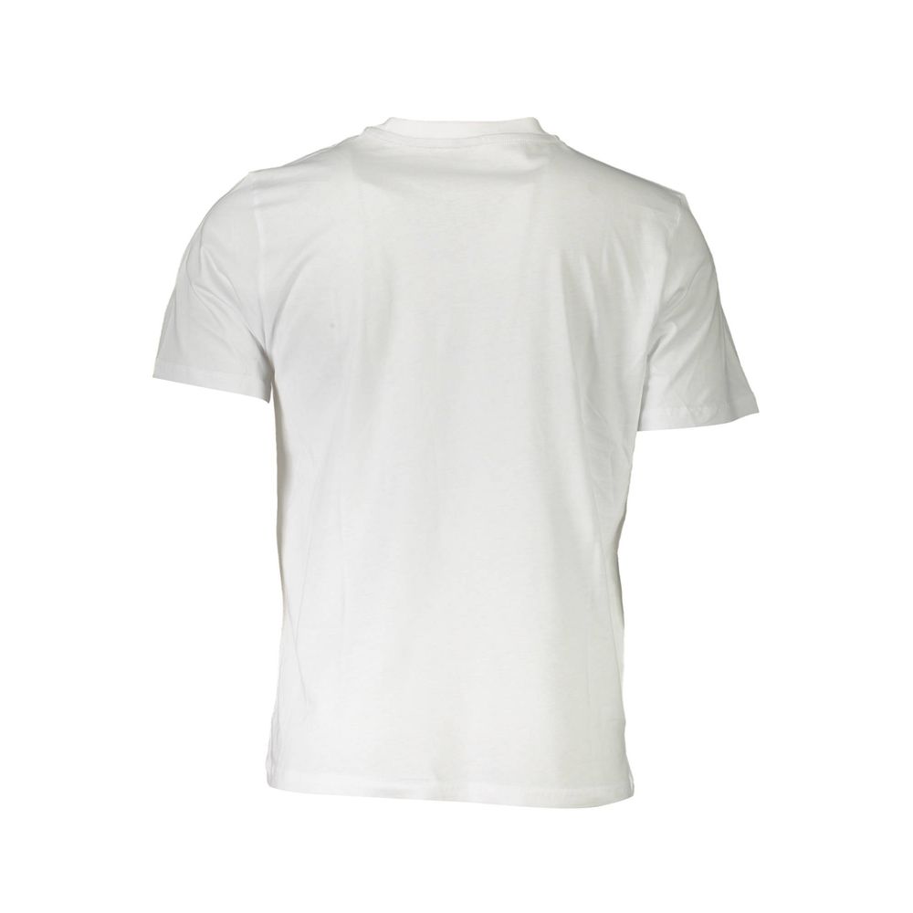 North Sails Crisp White Cotton Tee with Signature Print North Sails