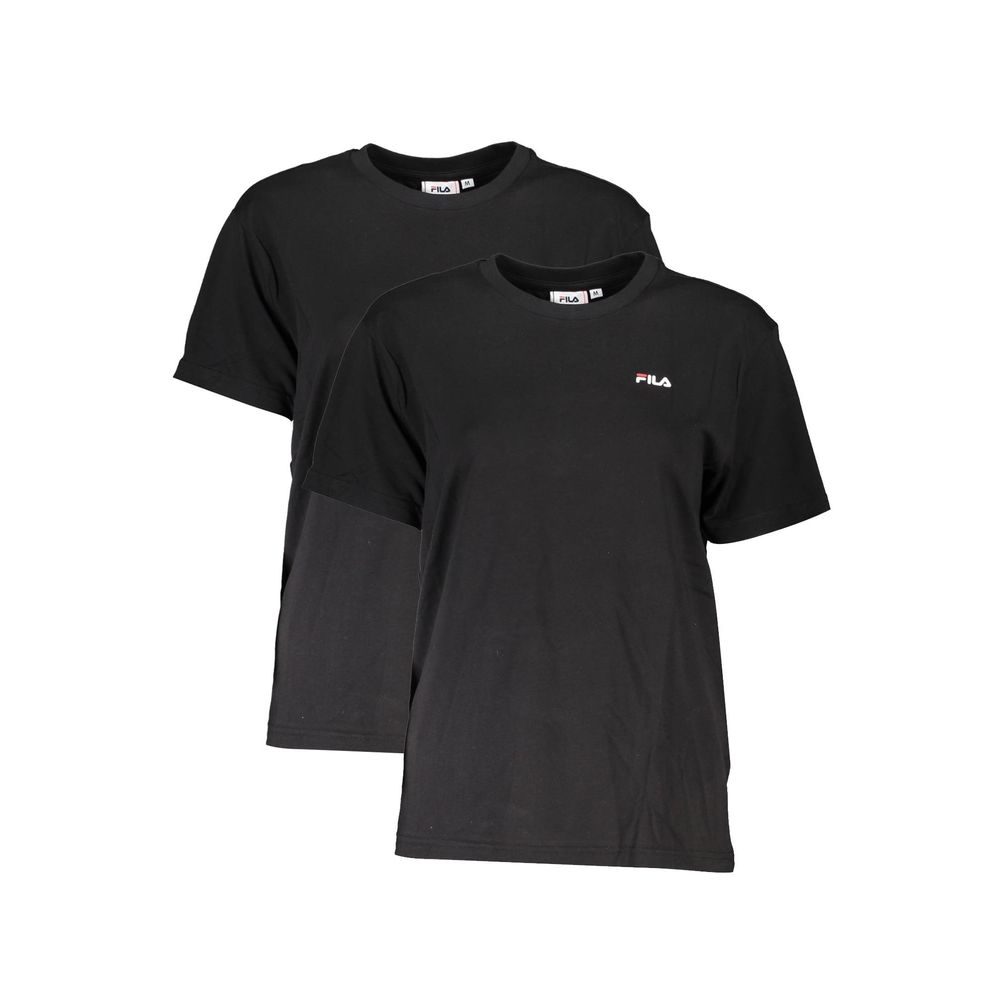 Fila Chic Black Organic Cotton Tee Bundle Fila