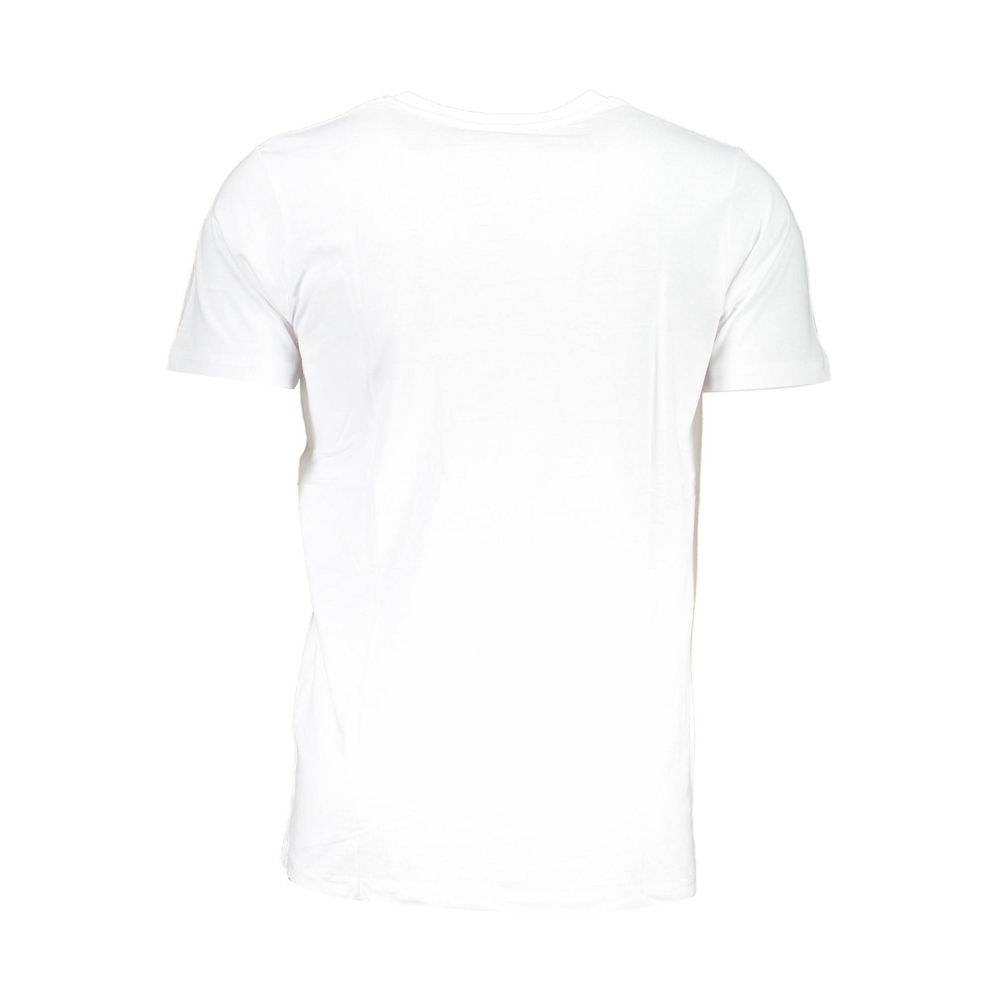 Scuola Nautica White Cotton T-Shirt Scuola Nautica