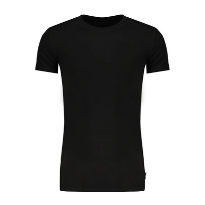 Gaudi Black Cotton T-Shirt Gaudi