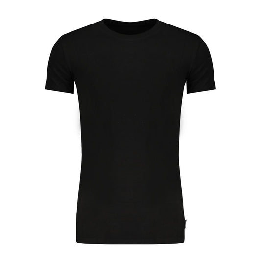 Gaudi Black Cotton T-Shirt Gaudi