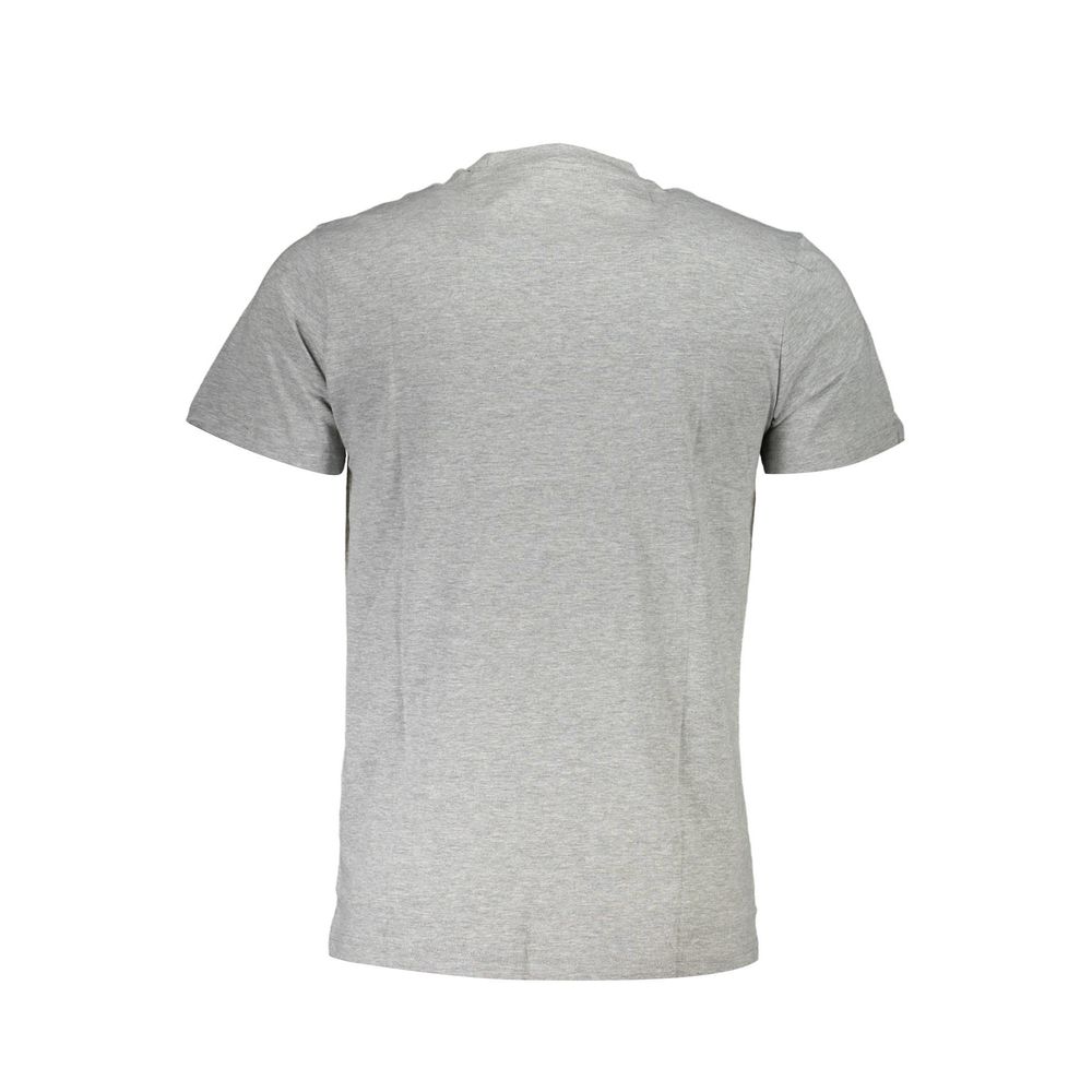 Cavalli Class Gray Cotton T-Shirt Cavalli Class