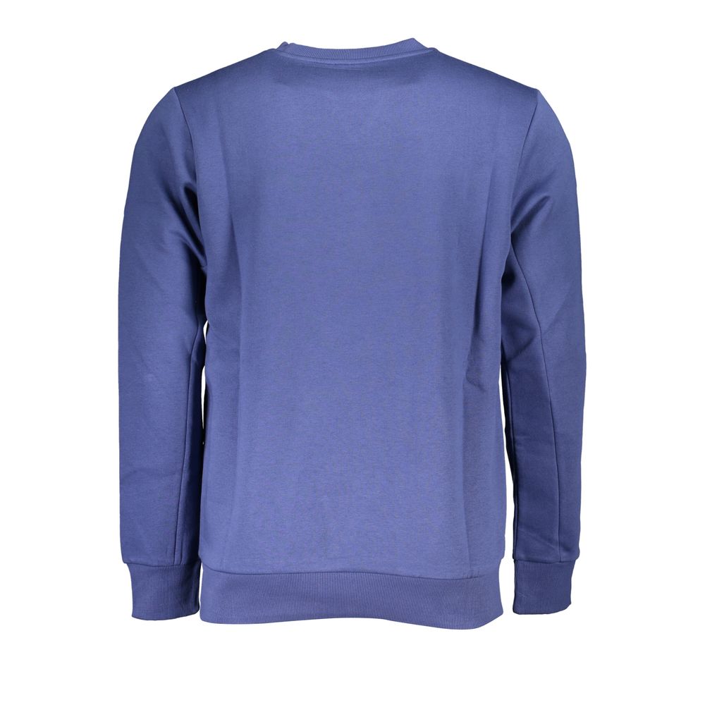 U.S. Grand Polo Chic Fleece Crew Neck Sweater in Blue U.S. Grand Polo