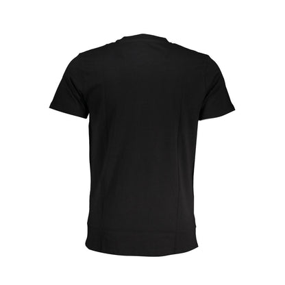 Cavalli Class Black Cotton T-Shirt Cavalli Class