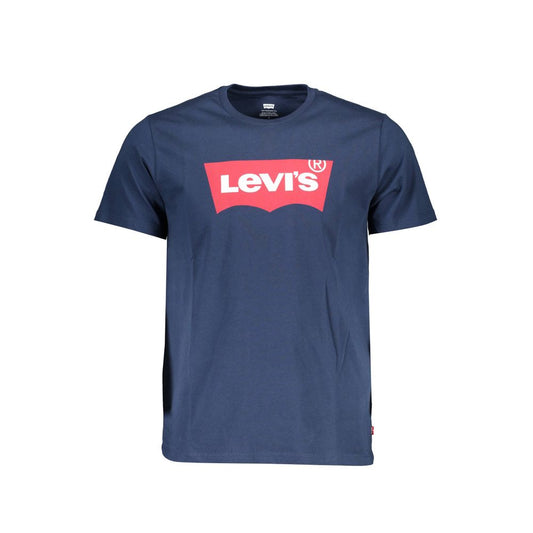 Levi's Classic Crew Neck Blue Tee with Logo Levi's