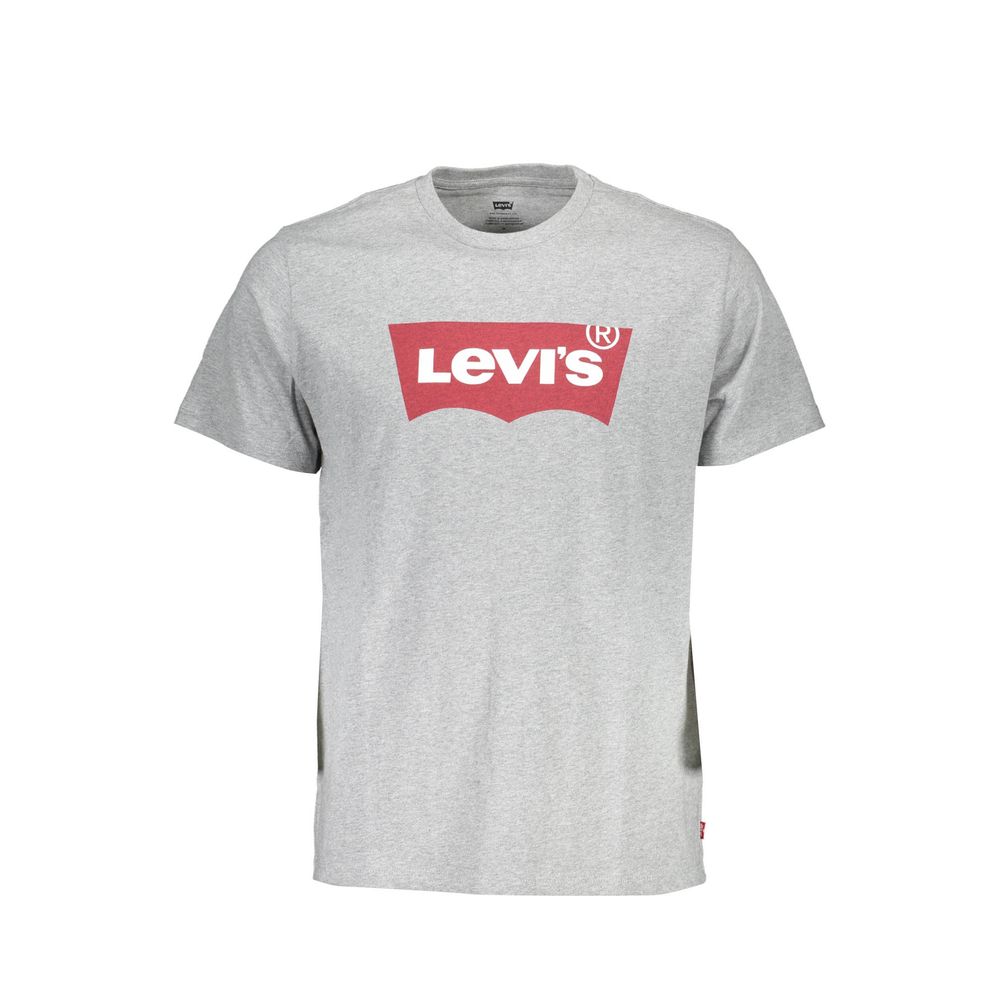 Levi's Sleek Gray Crew Neck Logo Tee Levi's