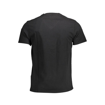 Levi's Elegant V-Neck Black Cotton Tee Levi's