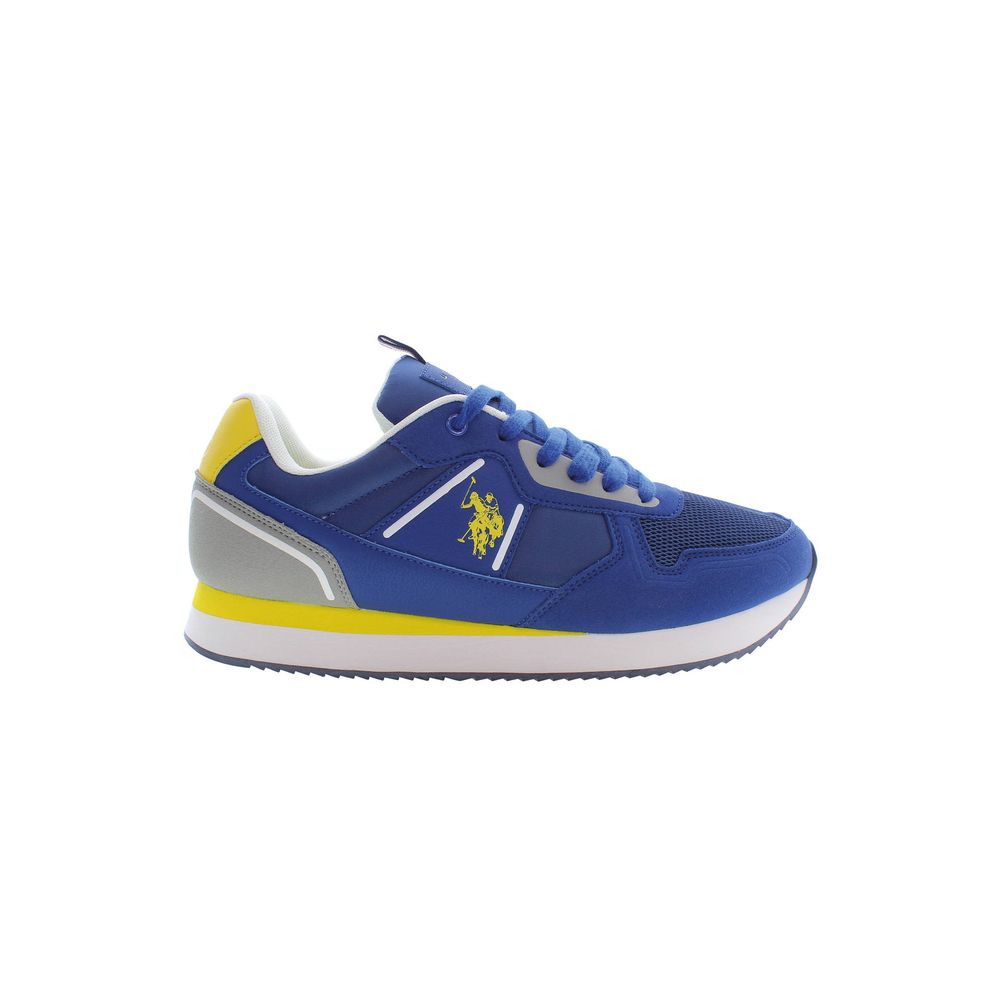 U.S. POLO ASSN. Sleek Blue Lace-Up Sports Sneakers U.S. POLO ASSN.