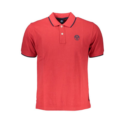 North Sails Red Cotton Polo Shirt North Sails