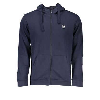 Sergio Tacchini Blue Cotton Sweater Sergio Tacchini