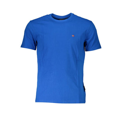 Napapijri Blue Cotton T-Shirt Napapijri