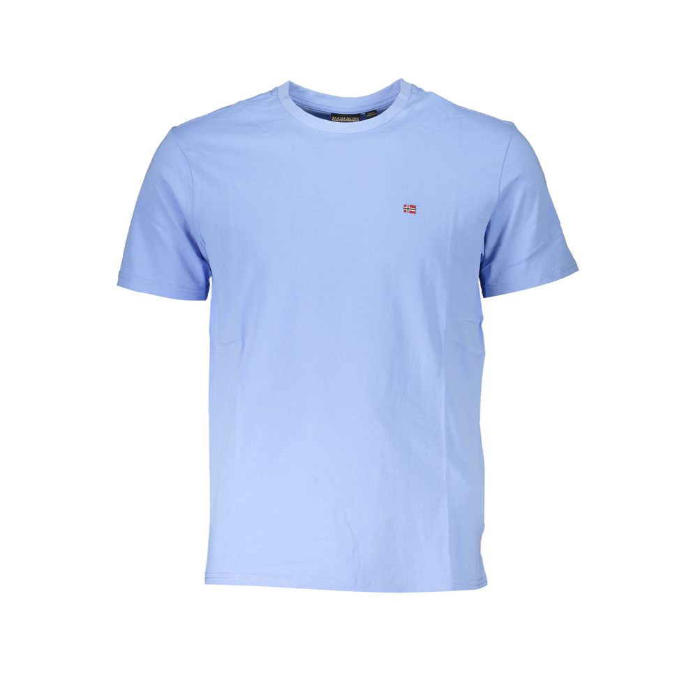 Napapijri Blue Cotton T-Shirt Napapijri