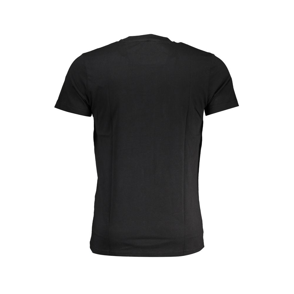 Cavalli Class Black Cotton T-Shirt Cavalli Class