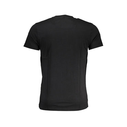 Cavalli Class Black Cotton T-Shirt Cavalli Class