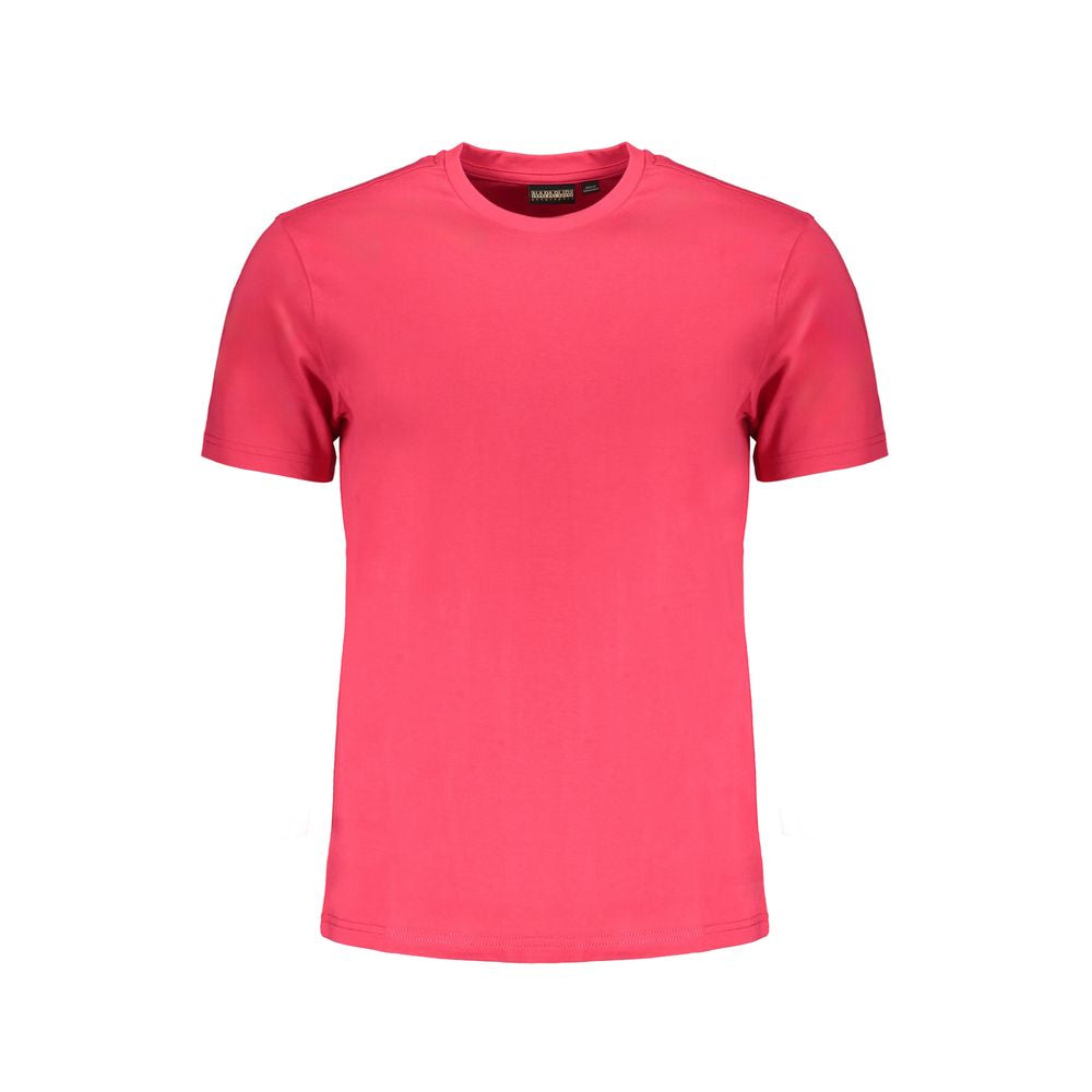 Napapijri Pink Cotton T-Shirt Napapijri