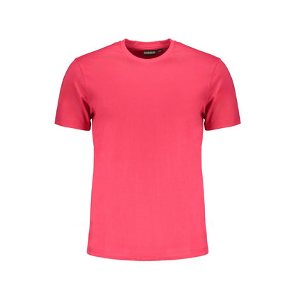 Napapijri Pink Cotton T-Shirt Napapijri