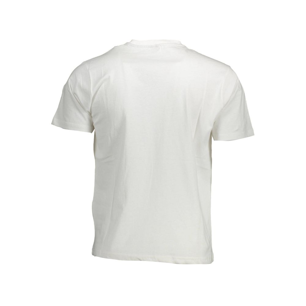 North Sails Sleek White Cotton Crew Neck Tee North Sails