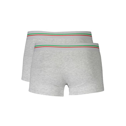 Aeronautica Militare Gray Cotton Underwear Aeronautica Militare