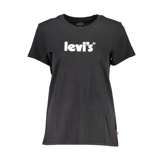 Levi's Black Cotton Tops & T-Shirt Levi's