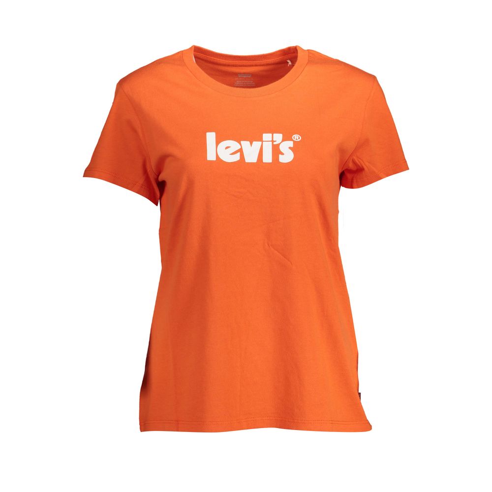 Levi's Chic Orange Logo Print Tee Levi's