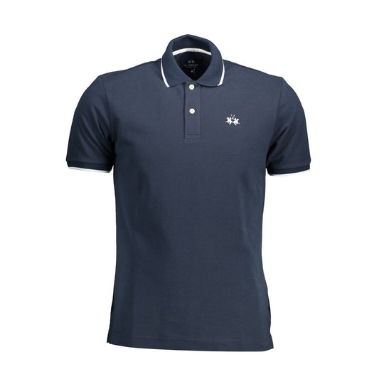 La Martina Elegant Contrasting Detail Polo Shirt La Martina