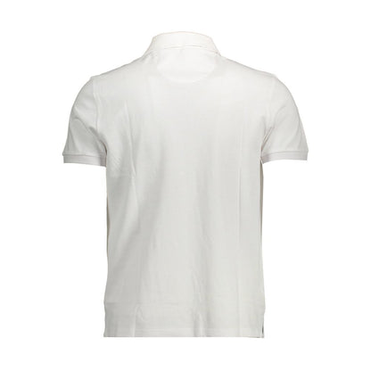 North Sails Elegant White Cotton Polo With Logo Detail North Sails